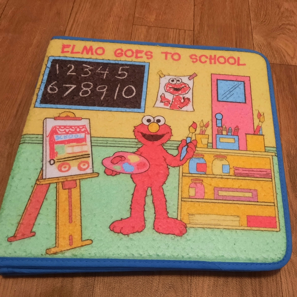 SOLD Elmo Felt Book